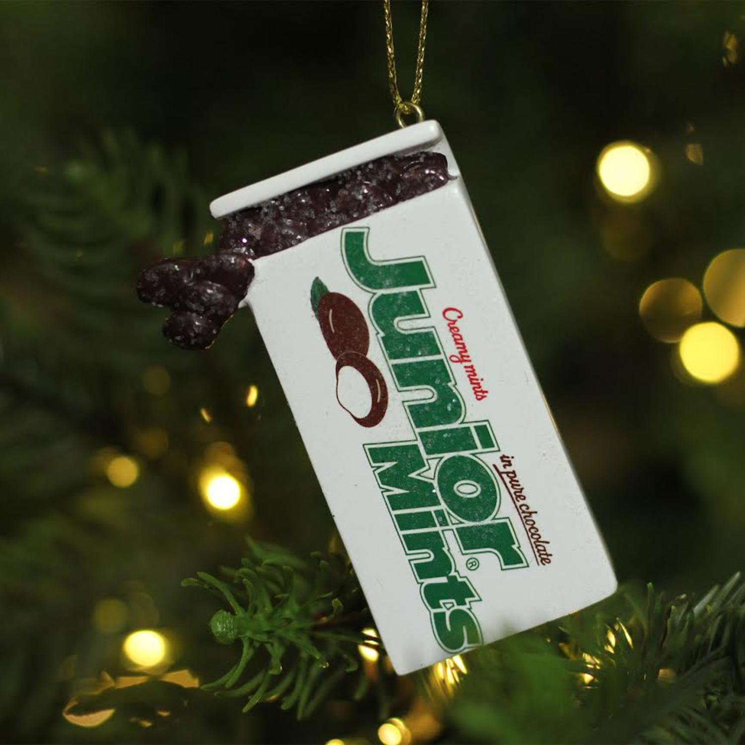 Northlight 2.75" Black and White Junior Mints Chocolate Creamy Candy Christmas Ornament Wayfair